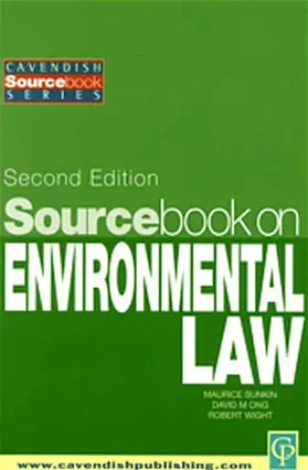 Sunkin |  Sourcebook on Environmental Law | Buch |  Sack Fachmedien