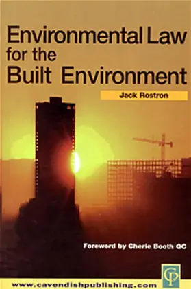 Rostron |  Environmental Law for The Built Environment | Buch |  Sack Fachmedien