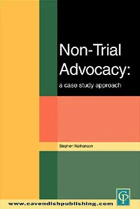 Nathanson | Non-Trial Advocacy | Buch | 978-1-85941-612-9 | sack.de