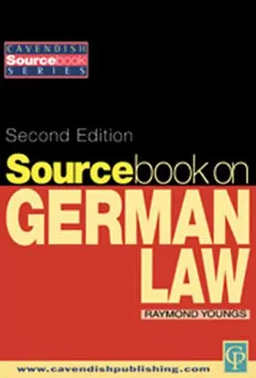 Youngs |  Sourcebook on German Law | Buch |  Sack Fachmedien