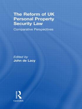 de Lacy | The Reform of UK Personal Property Security Law | Buch | sack.de