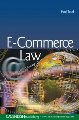 Todd |  E-Commerce Law | Buch |  Sack Fachmedien