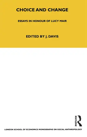 Davis | Choice and Change | Buch | 978-1-85973-834-4 | sack.de