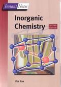 Cox |  BIOS Instant Notes in Inorganic Chemistry | Buch |  Sack Fachmedien
