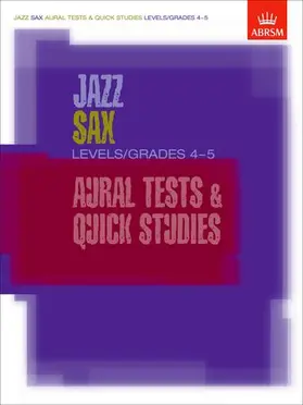  Jazz Alto Sax CD Level/Grade 5 | Sonstiges |  Sack Fachmedien