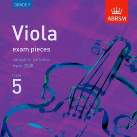 Viola Exam Pieces 2008 CD, ABRSM Grade 5 | Sonstiges | 978-1-86096-938-6 | sack.de