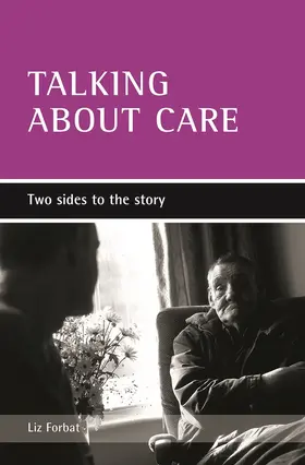 Forbat |  Talking about care | Buch |  Sack Fachmedien