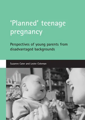 Cater / Coleman |  'Planned' teenage pregnancy | Buch |  Sack Fachmedien
