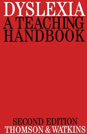 Thomson / Watkins |  Dyslexia 2e | Buch |  Sack Fachmedien
