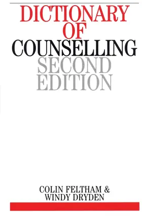 Feltham / Dryden |  Dictionary of Counselling | Buch |  Sack Fachmedien