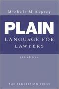 Asprey |  Plain Language for Lawyers | Buch |  Sack Fachmedien