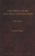 Zines |  The High Court and the Constitution | Buch |  Sack Fachmedien