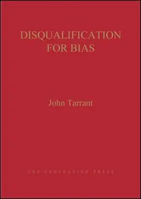 Tarrant |  Disqualification for Bias | Buch |  Sack Fachmedien