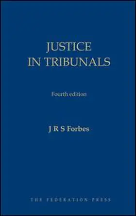 Forbes |  Justice in Tribunals | Buch |  Sack Fachmedien