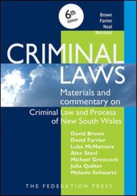 Brown / Farrier / Egger |  Criminal Laws | Buch |  Sack Fachmedien