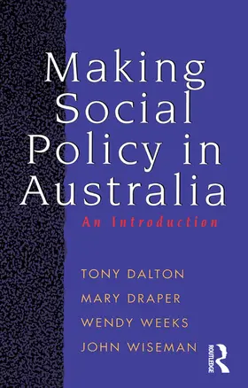 Wiseman |  Making Social Policy in Australia | Buch |  Sack Fachmedien