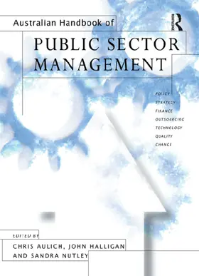 Aulich / Halligan / Nutley |  Australian Handbook of Public Sector Management | Buch |  Sack Fachmedien