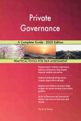 Blokdyk | Private Governance A Complete Guide - 2020 Edition | E-Book | sack.de
