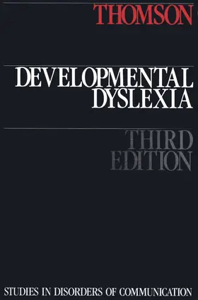 Thomson |  Developmental Dyslexia 3e | Buch |  Sack Fachmedien