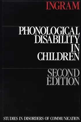 Ingram |  Phonological Disability in Children | Buch |  Sack Fachmedien