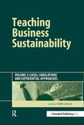 Galea |  Teaching Business Sustainability: Cases, Simulations and Experiential Approaches | Buch |  Sack Fachmedien