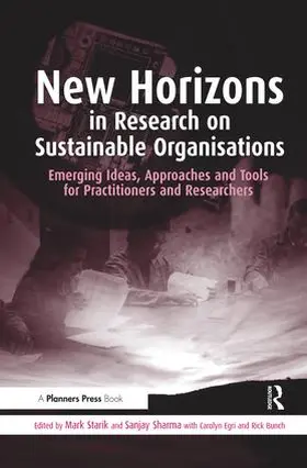Starik / Sharma / Egri |  New Horizons in Research on Sustainable Organisations | Buch |  Sack Fachmedien