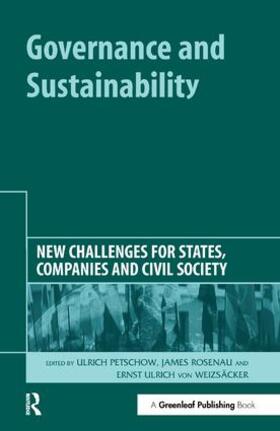 Petschow / Rosenau / Weizsäcker |  Governance and Sustainability | Buch |  Sack Fachmedien