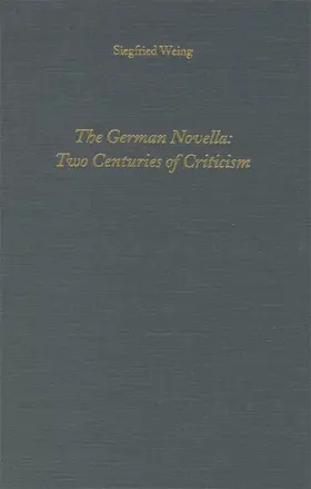 Weing |  The German Novella | Buch |  Sack Fachmedien