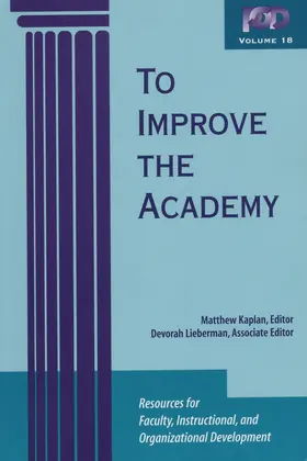 Kaplan |  To Improve the Academy | Buch |  Sack Fachmedien