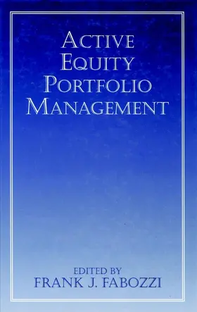 Fabozzi |  Active Equity Portfolio Management | Buch |  Sack Fachmedien
