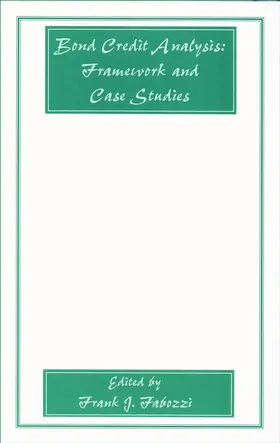 Fabozzi |  Bond Credit Analysis | Buch |  Sack Fachmedien