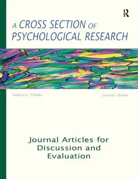 Milinki |  A Cross Section of Psychological Research | Buch |  Sack Fachmedien