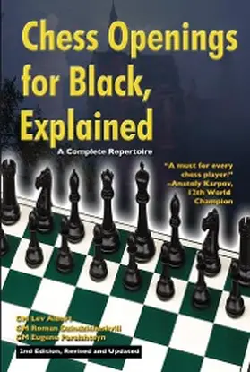 Alburt / Dzindzichashvili / Perelshteyn |  Chess Openings for Black, Explained | eBook | Sack Fachmedien
