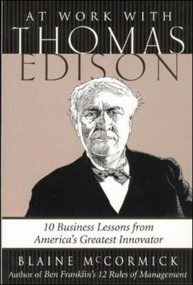 Mccormick |  At Work With Thomas Edison | Buch |  Sack Fachmedien