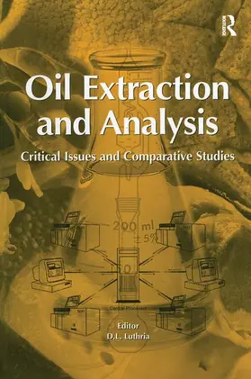 Luthria |  Oil Extraction and Analysis | Buch |  Sack Fachmedien
