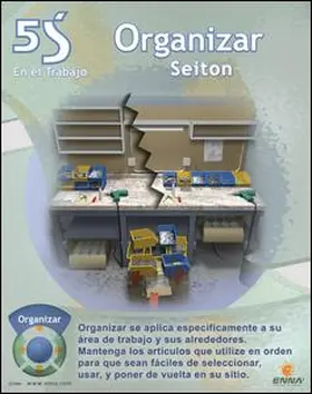 Enna |  5S Straighten/Set in Order Poster (Spanish) | Buch |  Sack Fachmedien