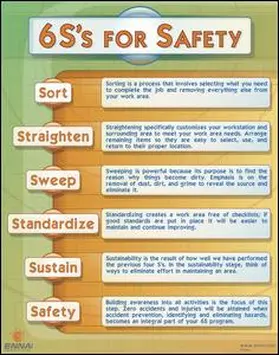 Enna |  6S's for Safety Poster - Version 1 | Buch |  Sack Fachmedien