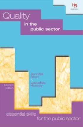Bean / Hussey |  Quality in the Public Sector | eBook | Sack Fachmedien