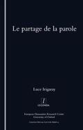 Irigaray |  Le Partage De La Parole | Buch |  Sack Fachmedien