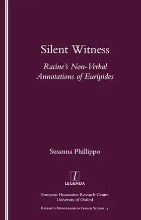 Phillippo |  Silent Witness | Buch |  Sack Fachmedien
