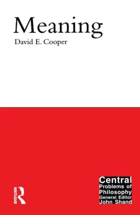 Cooper |  Meaning | Buch |  Sack Fachmedien