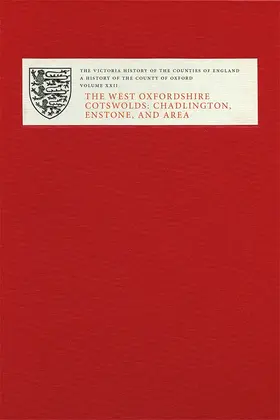 Draper / Mileson / Page |  Victoria County History of Oxfordshire XXII | Buch |  Sack Fachmedien