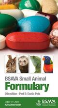 Meredith |  BSAVA Small Animal Formulary | Buch |  Sack Fachmedien