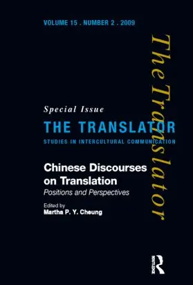 Cheung |  Chinese Discourses on Translation | Buch |  Sack Fachmedien
