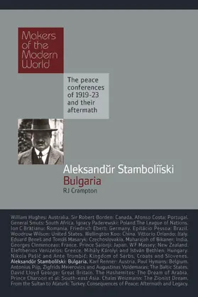 Crampton |  Aleksandur Stamboliiski: Bulgaria | Buch |  Sack Fachmedien