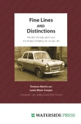 Morris / Blom-Cooper |  Fine Lines and Distinctions | eBook | Sack Fachmedien