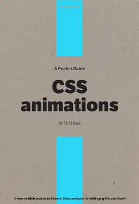 Head / Gregory / Madine |  Pocket Guide to CSS Animations | eBook | Sack Fachmedien