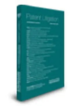 Calame / Sterpi |  Patent Litigation | Buch |  Sack Fachmedien