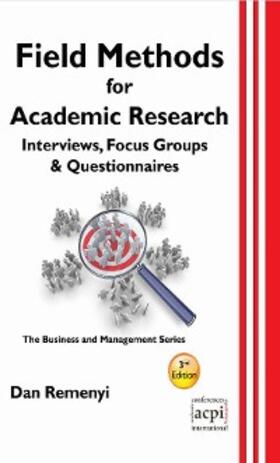 Remenyi | Field Methods for Academic Research | E-Book | sack.de