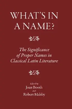 Booth |  What's in a Name? | eBook | Sack Fachmedien